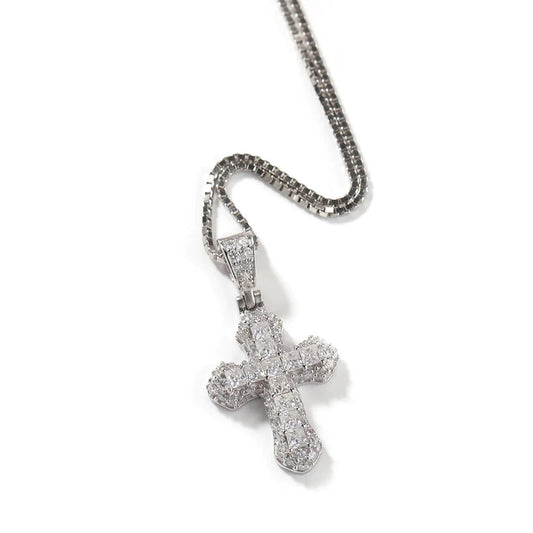 Mini Cross Necklace "Silver"