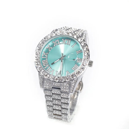 Blue Diamond Circle Watch