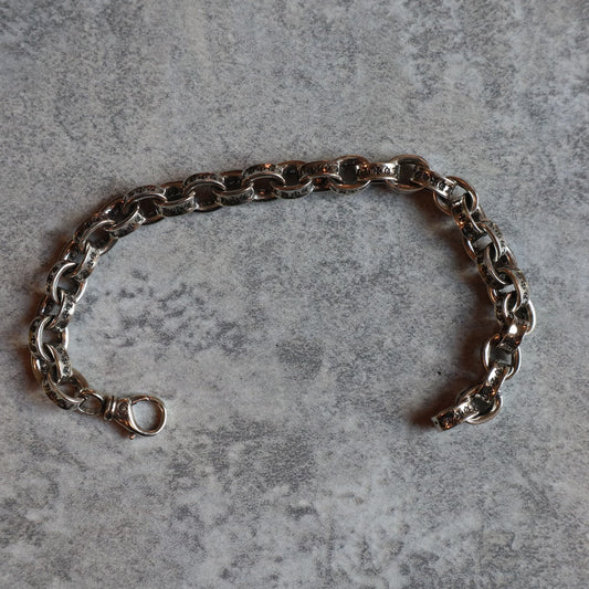 Chrome Rope Bracelet