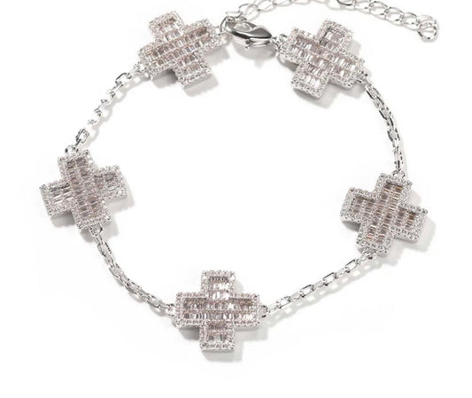 Ring Around The Cross Bracelet