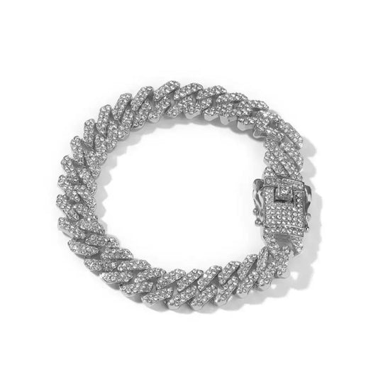 Cuban Link Bracelet "Silver"